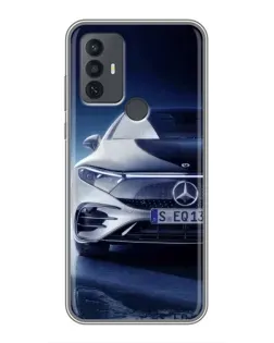 Чехол для TCL 30E с картинкой «Mercedes EQ — будущее»