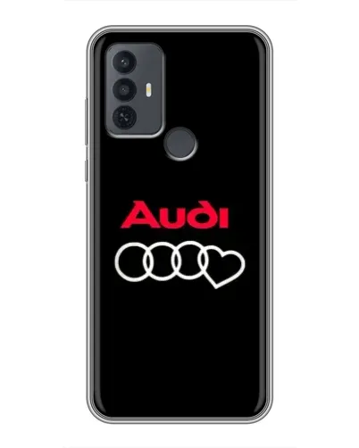 Чехол для TCL 30E с картинкой «Логотип Audi Heart» Чехол для TCL 30E с картинкой «Логотип Audi Heart»