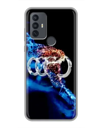 Чехол для TCL 30E с картинкой «Энергия лого Audi» Чехол для TCL 30E с картинкой «Энергия лого Audi»