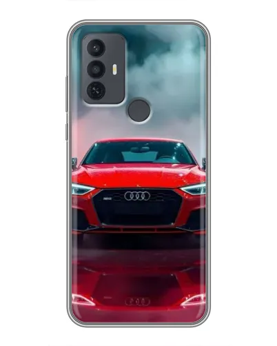 Чехол для TCL 30E с картинкой «Audi RS — красный стиль» Чехол для TCL 30E с картинкой «Audi RS — красный стиль»