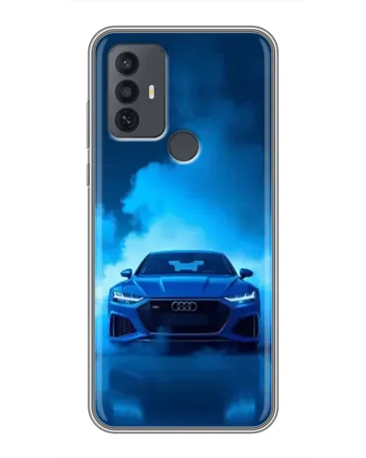 Чехол для TCL 30E с картинкой «Audi — голубая энергия» Чехол для TCL 30E с картинкой «Audi — голубая энергия»