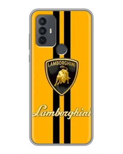 Чехол для TCL 30E с картинкой «Lamborghini Stripe желтый» Чехол для TCL 30E с картинкой «Lamborghini Stripe желтый»
