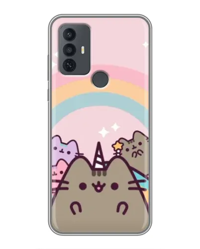 Чехол для TCL 30E с картинкой «Единорог Pusheen» Чехол для TCL 30E с картинкой «Единорог Pusheen»