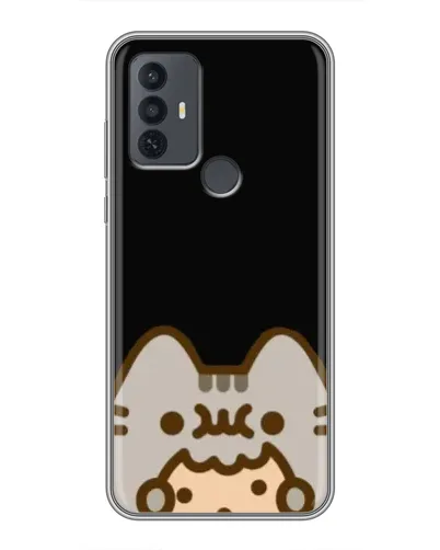 Чехол для TCL 30E с картинкой «Пушин на черном» Чехол для TCL 30E с картинкой «Пушин на черном»