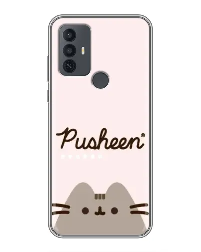 Чехол для TCL 30E с картинкой «Pusheen логотип» Чехол для TCL 30E с картинкой «Pusheen логотип»