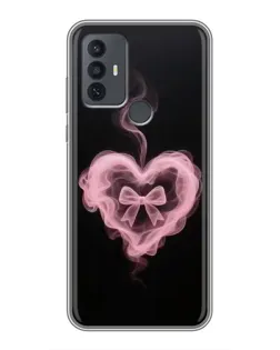 Чехол для TCL 30E с картинкой «Дымчатое сердце»