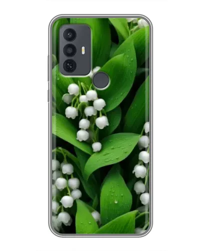 Чехол для TCL 30E с картинкой «Ландыши в зелени» Чехол для TCL 30E с картинкой «Ландыши в зелени»
