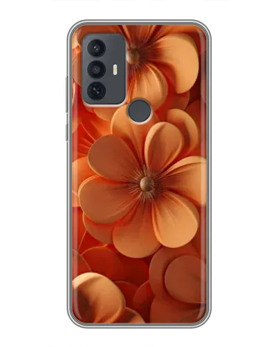 Чехол для TCL 30E с картинкой «Оранжевый макро цветок» Чехол для TCL 30E с картинкой «Оранжевый макро цветок»