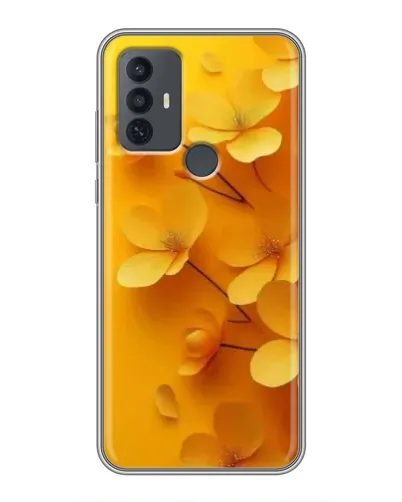 Чехол для TCL 30E с картинкой «Золотые лепестки» Чехол для TCL 30E с картинкой «Золотые лепестки»