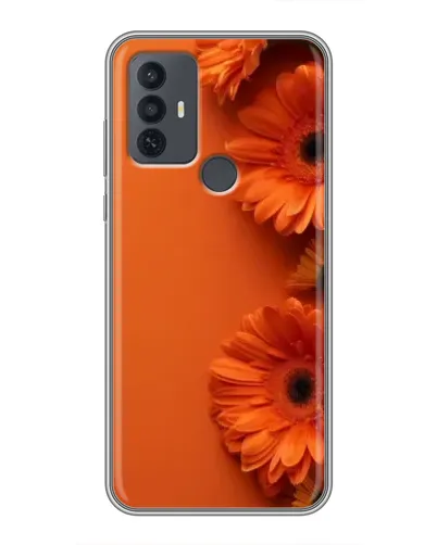 Чехол для TCL 30E с картинкой «Оранжевые герберы» Чехол для TCL 30E с картинкой «Оранжевые герберы»