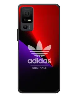 Чехол для TCL 40 NxtPaper 5G с картинкой «Adidas Red Neon»