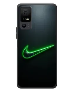 Чехол для TCL 40 NxtPaper 5G с картинкой «Неоновый контур Nike»