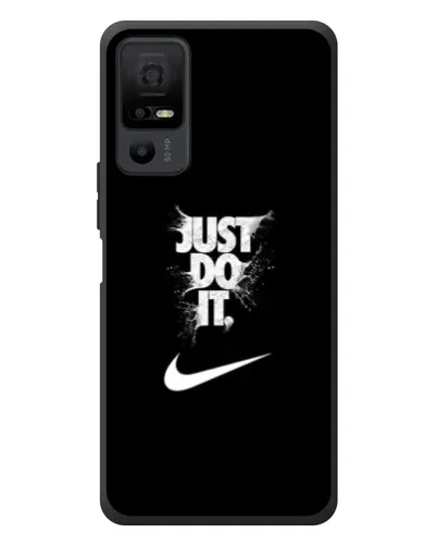 Чехол для TCL 40 NxtPaper 5G с картинкой «Текстовый принт Nike»