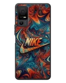 Чехол для TCL 40 NxtPaper 5G с картинкой «Nike в абстракции»