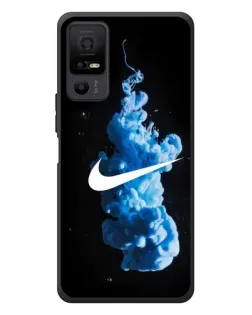 Чехол для TCL 40 NxtPaper 5G с картинкой «Nike и синий дым»