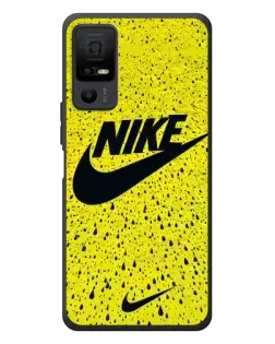 Чехол для TCL 40 NxtPaper 5G с картинкой «Желтый текстурный Nike»