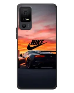 Чехол для TCL 40 NxtPaper 5G с картинкой «Nike и суперкар»