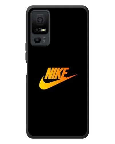 Чехол для TCL 40 NxtPaper 5G с картинкой «Золотой логотип Nike»
