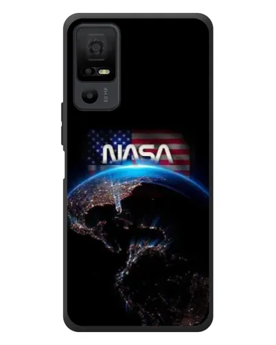 Чехол для TCL 40 NxtPaper 5G с картинкой «Земля из космоса NASA»