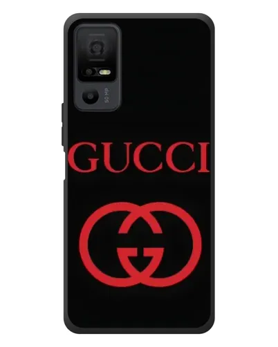 Чехол для TCL 40 NxtPaper 5G с картинкой «Gucci — красный логотип»