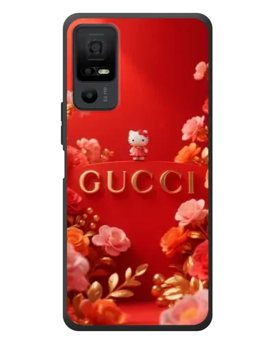 Чехол для TCL 40 NxtPaper 5G с картинкой «Gucci — золотой сад»