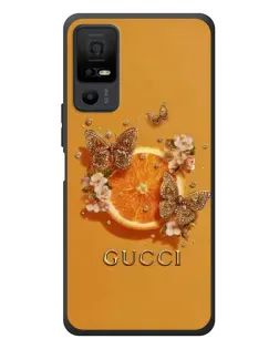 Чехол для TCL 40 NxtPaper 5G с картинкой «Gucci — золотые бабочки» Чехол для TCL 40 NxtPaper 5G с картинкой «Gucci — золотые бабочки»