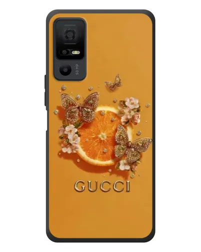 Чехол для TCL 40 NxtPaper 5G с картинкой «Gucci — золотые бабочки» Чехол для TCL 40 NxtPaper 5G с картинкой «Gucci — золотые бабочки»