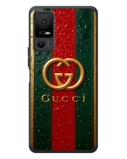 Чехол для TCL 40 NxtPaper 5G с картинкой «Gucci — фирменная полоса и золото» Чехол для TCL 40 NxtPaper 5G с картинкой «Gucci — фирменная полоса и золото»