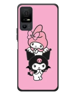 Чехол для TCL 40 NxtPaper 5G с картинкой «My Melody и Kuromi» Чехол для TCL 40 NxtPaper 5G с картинкой «My Melody и Kuromi»
