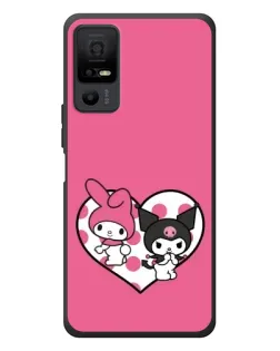 Чехол для TCL 40 NxtPaper 5G с картинкой «Kuromi и My Melody» Чехол для TCL 40 NxtPaper 5G с картинкой «Kuromi и My Melody»