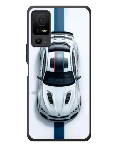 Чехол для TCL 40 NxtPaper 5G с картинкой «Вид сверху — BMW M»