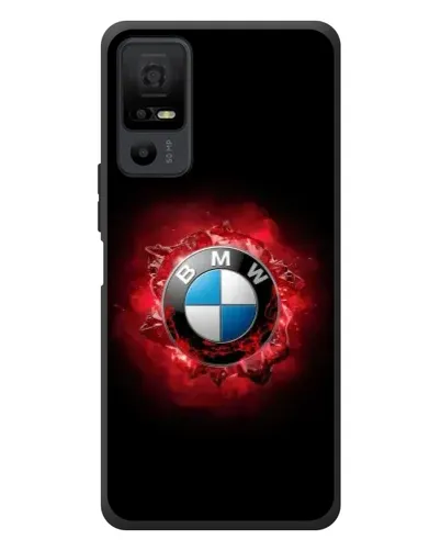 Чехол для TCL 40 NxtPaper 5G с картинкой «Логотип BMW — вспышка»