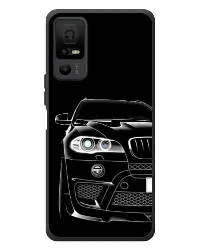 Чехол для TCL 40 NxtPaper 5G с картинкой «Темный силуэт BMW»