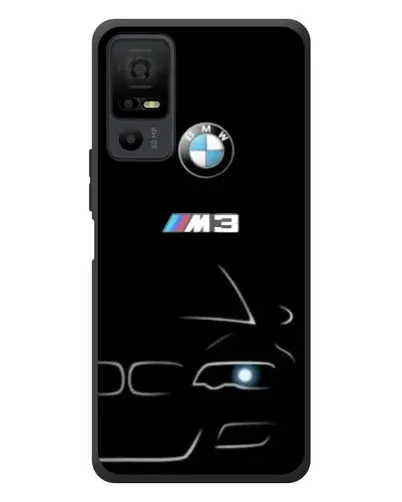 Чехол для TCL 40 NxtPaper 5G с картинкой «Минималистичный принт BMW M3»