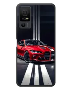 Чехол для TCL 40 NxtPaper 5G с картинкой «Красная BMW на дороге» Чехол для TCL 40 NxtPaper 5G с картинкой «Красная BMW на дороге»