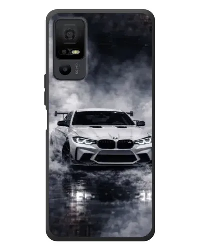 Чехол для TCL 40 NxtPaper 5G с картинкой «BMW сквозь туман»