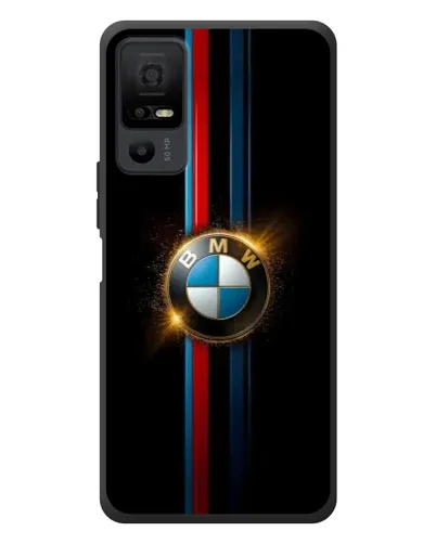 Чехол для TCL 40 NxtPaper 5G с картинкой «BMW M-Power неон»