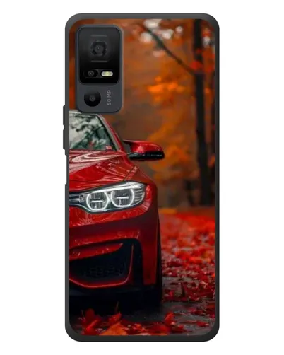 Чехол для TCL 40 NxtPaper 5G с картинкой «Осенняя BMW M4»