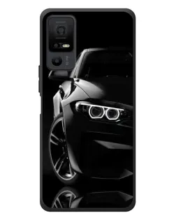 Чехол для TCL 40 NxtPaper 5G с картинкой «Черная BMW — профиль» Чехол для TCL 40 NxtPaper 5G с картинкой «Черная BMW — профиль»