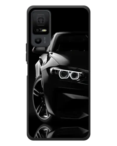 Чехол для TCL 40 NxtPaper 5G с картинкой «Черная BMW — профиль» Чехол для TCL 40 NxtPaper 5G с картинкой «Черная BMW — профиль»