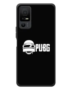 Чехол для TCL 40 NxtPaper 5G с картинкой «PUBG — классический лого»