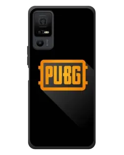 Чехол для TCL 40 NxtPaper 5G с картинкой «PUBG — рамка лого»