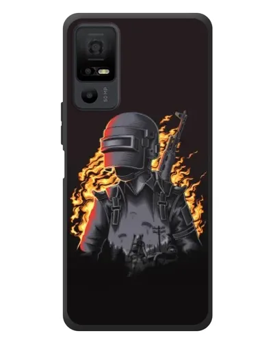 Чехол для TCL 40 NxtPaper 5G с картинкой «PUBG — огненный силуэт» Чехол для TCL 40 NxtPaper 5G с картинкой «PUBG — огненный силуэт»