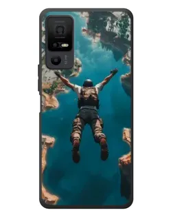 Чехол для TCL 40 NxtPaper 5G с картинкой «PUBG — свободное падение»