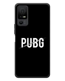 Чехол для TCL 40 NxtPaper 5G с картинкой «PUBG — белый логотип»