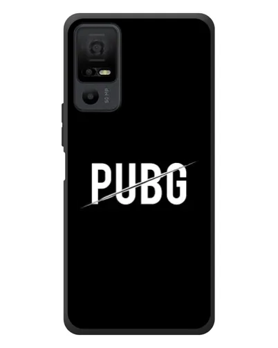Чехол для TCL 40 NxtPaper 5G с картинкой «PUBG — белый логотип» Чехол для TCL 40 NxtPaper 5G с картинкой «PUBG — белый логотип»