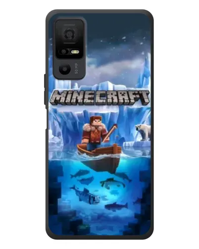 Чехол для TCL 40 NxtPaper 5G с картинкой «Minecraft ледяной мир» Чехол для TCL 40 NxtPaper 5G с картинкой «Minecraft ледяной мир»