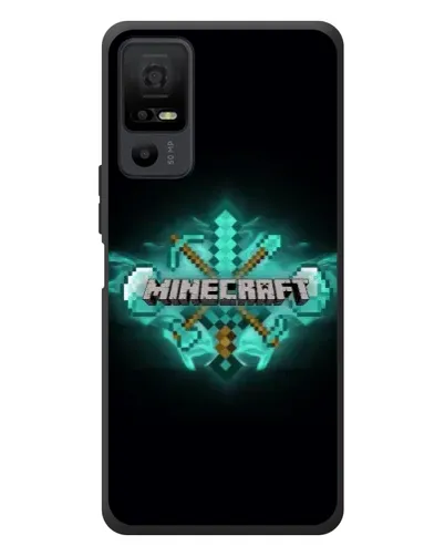 Чехол для TCL 40 NxtPaper 5G с картинкой «Minecraft Diamond лого» Чехол для TCL 40 NxtPaper 5G с картинкой «Minecraft Diamond лого»