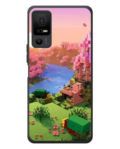 Чехол для TCL 40 NxtPaper 5G с картинкой «Розовое дерево Minecraft» Чехол для TCL 40 NxtPaper 5G с картинкой «Розовое дерево Minecraft»