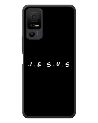 Чехол для TCL 40 NxtPaper 5G с картинкой «Точки веры J.E.S.U.S.»